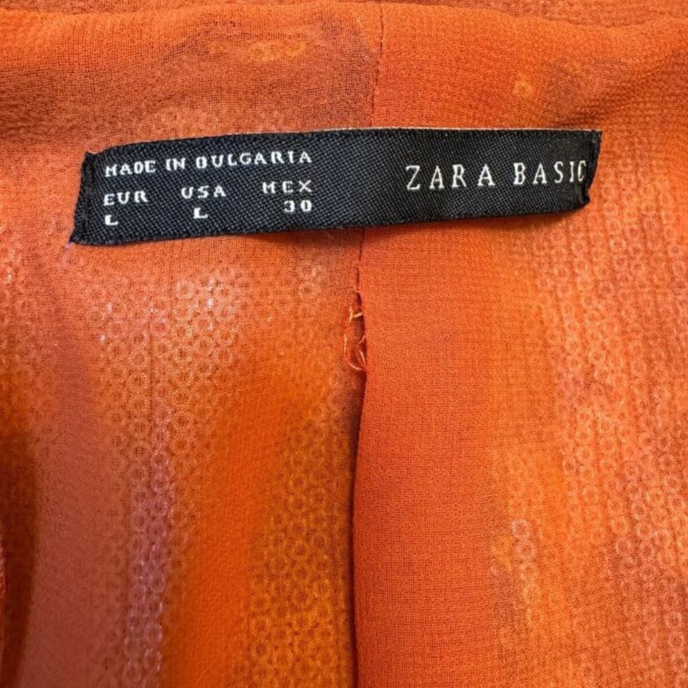 Zara Basic Open Front Cropped Sequin Jacket, Mult… - image 2